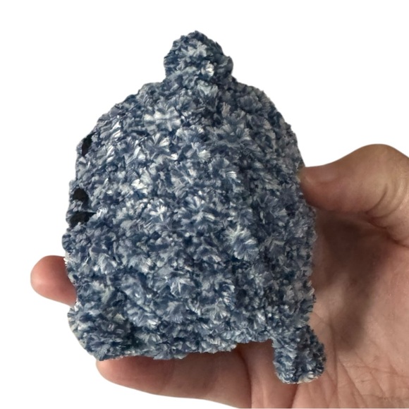 Blue Knitted Cat Plush - Picture 3 of 8